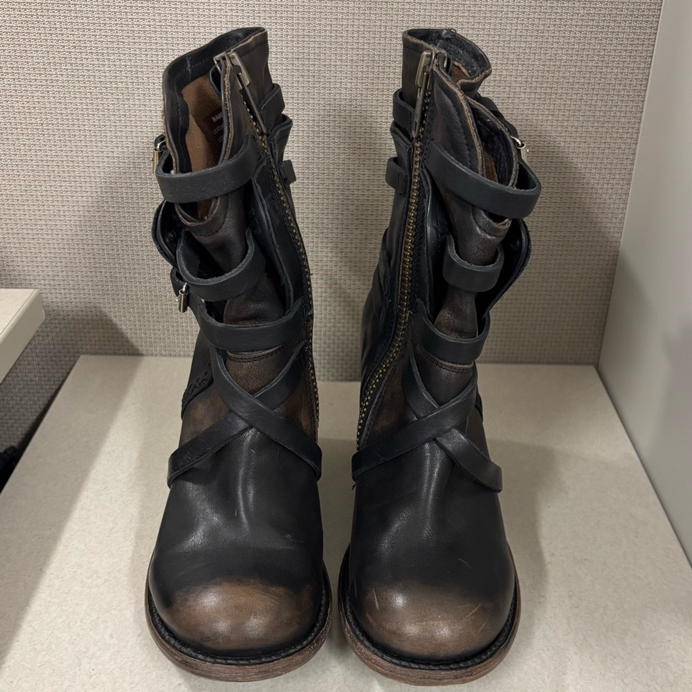 Freebird Baker Leather Boots Women’s Shoes Size 8 - Picture 5 of 7